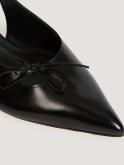 Rouje Shoes<MILANESE pumps GLACE NOIR