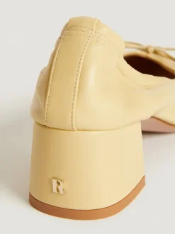 Rouje Shoes<NICOISE Pumps CUIR SABLE