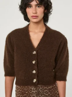 Rouje Knits<NONO cardigan Uni Marron
