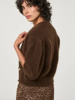Rouje Knits<NONO cardigan Uni Marron