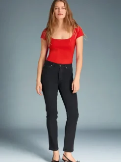 Rouje Denim<ODEON Jeans Uni Black Stone Simple