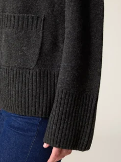 Rouje Knits<RANDY cardigan Anthracite