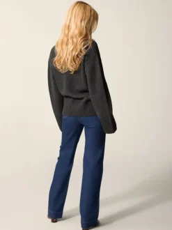 Rouje Knits<RANDY cardigan Anthracite