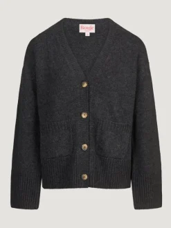 Rouje Knits<RANDY cardigan Anthracite