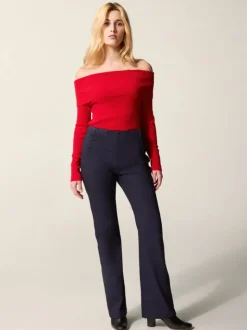 Rouje Pants<ROMUALD pants Uni Marine