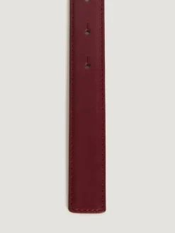 Rouje Belts<ROSO belt Cuir Bordeaux