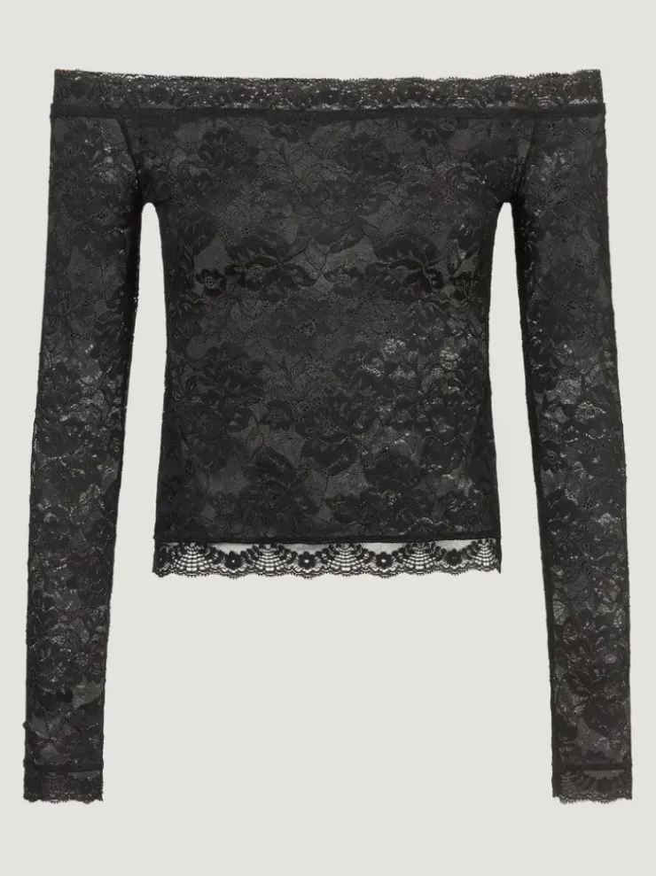 Rouje Tops<ROXANA top DENTELLE NOIR