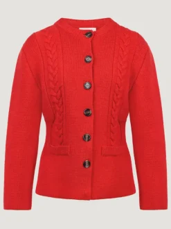 Rouje Knits<SAM cardigan Uni Rouge