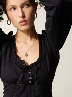 Rouje Jewelry<SILVANA medal Doré Vieilli