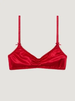Rouje Lingerie<TALIA Bra SATIN ROUGE