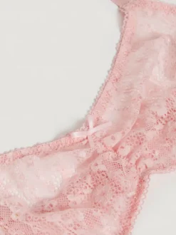 Rouje Lingerie<TALIA bra Dentelle Rose