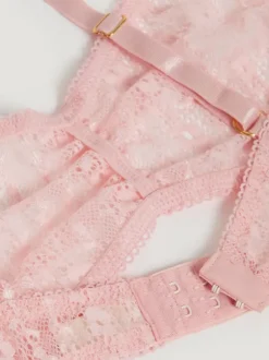 Rouje Lingerie<TALIA bra Dentelle Rose
