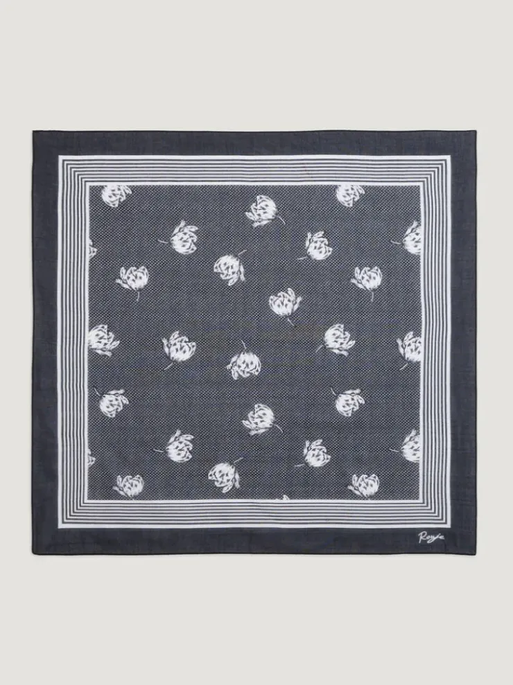 Rouje Lifestyle<TANGUY scarf CHAMPSDETULIPES MARINE