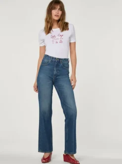 Rouje Tops<TIMEO T-shirt Chez Rouje Blanc