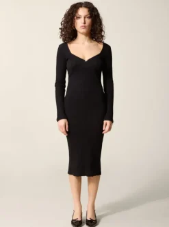 Rouje Dresses<TIMOTHEA dress Uni Noir