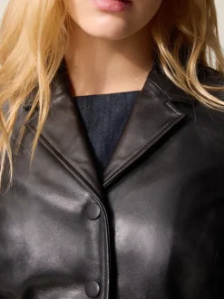 Rouje Jackets & Coats<ULYSSE jacket Cuir Noir