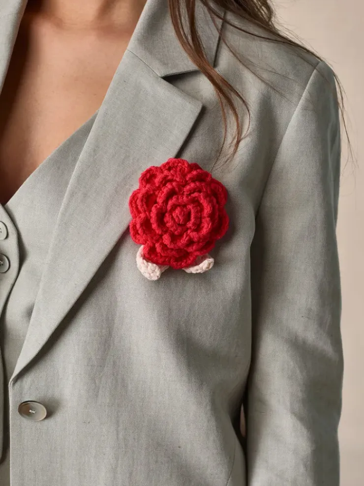 Rouje Lifestyle<YACINTHE Hair clip Uni Rouge